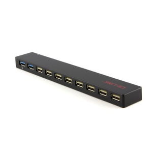 ce link 4139 USB3.0集线器 10口HUB专业版 黑色家电配件的全能扩展解决方案