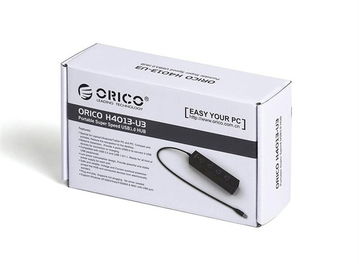 ORICO H4013 U3便携式USB3.0高速集线器 简约设计，高效扩展